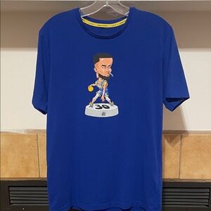 🟥🟥 Under Armour Steph Curry Bobble Head Men Basketball T-Shirt (size S)